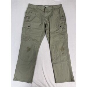Carhartt Force Relaxed Fit Ripstop Cargo Work Pant 38x30 Beige Workwear